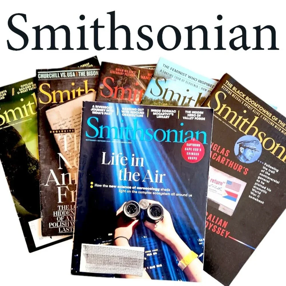 Smithsonian Magazine Bundle Lot 6 Issues Magazines Travel Science History Read